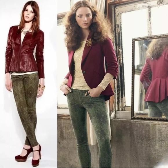 Paige | Verdugo Ultra Skinny Jeans Paisley Ankle Stretch Estate Green - Picture 2 of 10